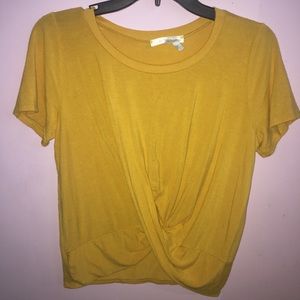 Yellow Crop top